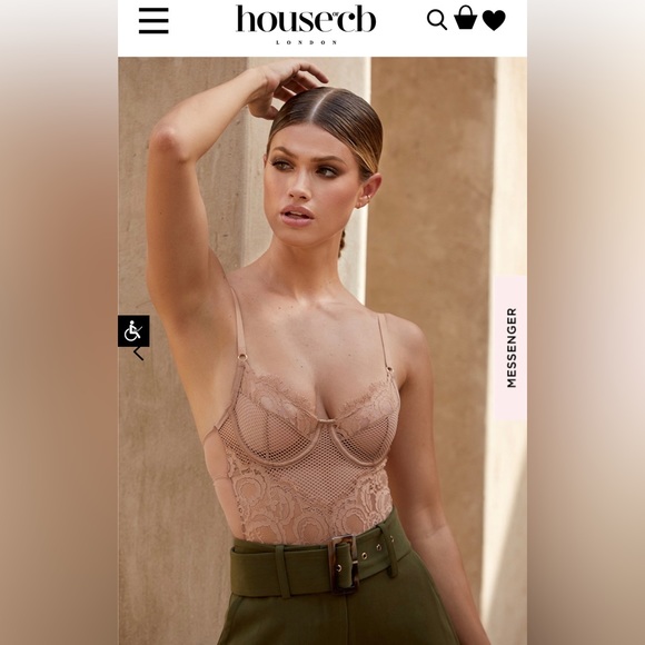 New House of CB Nadia Lace Bodysuit - Picture 6 of 7